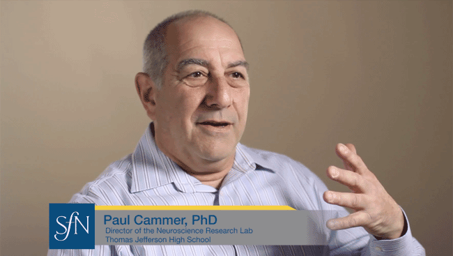 Paul Cammer talks about teaching science at a secondary school as a neuroscience career.