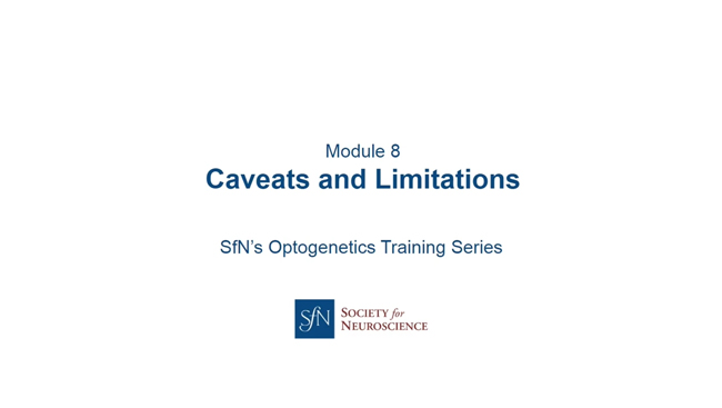 Caveats and Limitations title image with the SfN logo