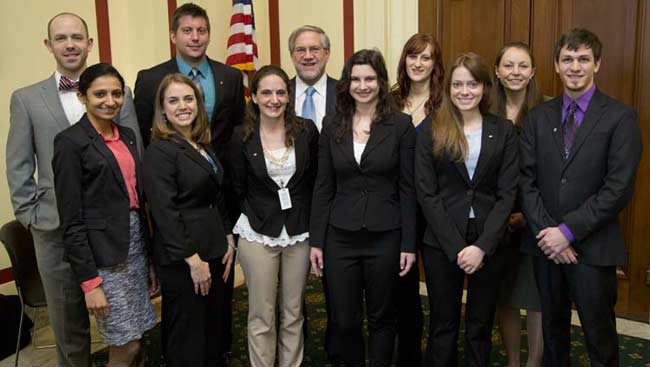 SfN's Early Career Policy Advocates on Capitol Hill.